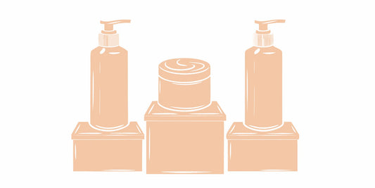 A bottle of unscented beard wash and a jar of unscented beard balm.