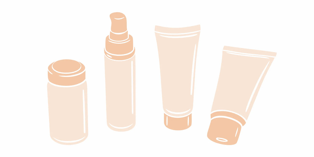 Bottles and tubes of the best face moisturizer options for different men's skin types.