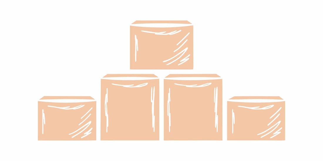 Five of the best sandalwood bourbon beard balms stacked together for a product review.