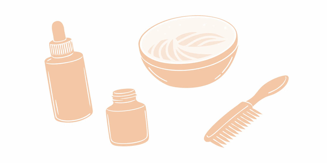 The best tallow based beard care products arranged for a daily grooming routine.