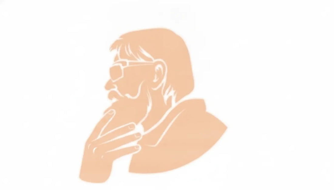 Man with a healthy, well-groomed beard