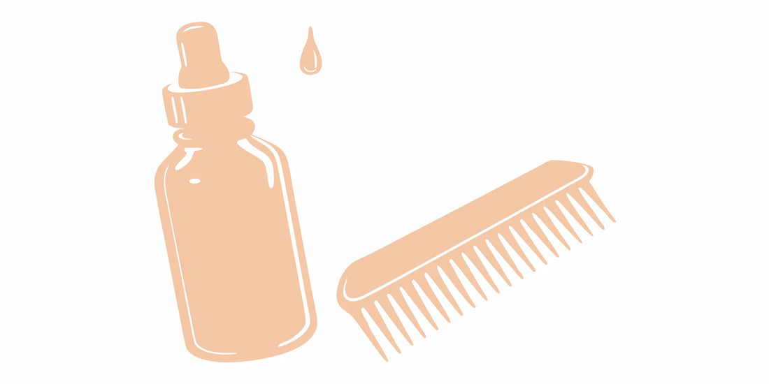 A bottle of beard oil and a tin of beard balm for a beard oil vs balm comparison.