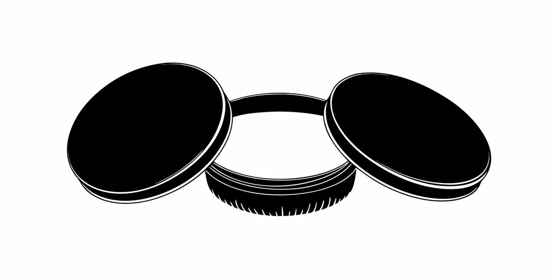 An open tin of the best beard balm for promoting beard growth.