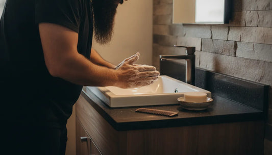 Daly Clean Collection beard wash routine for a clean, comfortable beard