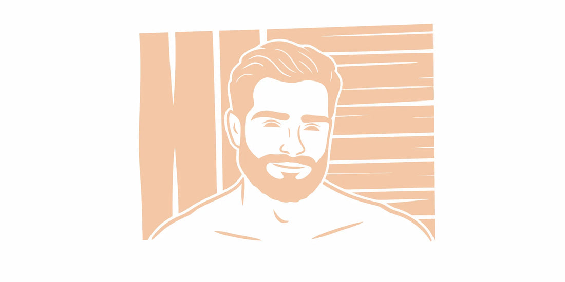 Well-groomed bearded man in a rustic setting, representing premium masculine grooming