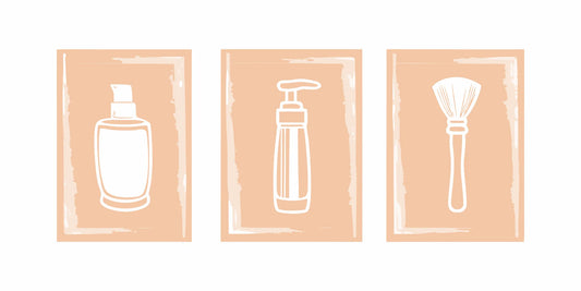 Complete beard care bundle with oil, wash, and a brush.