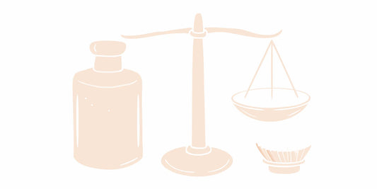 Vintage apothecary scale weighing ingredients for tallow based beard wash reviews.