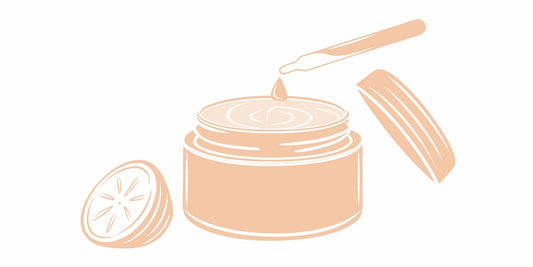 A jar of beard balm with vitamins A, D, E, and K for a stronger, healthier beard.