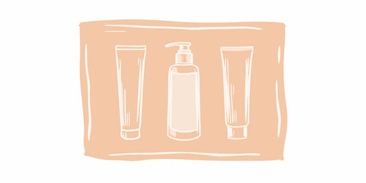Various bottles and tubes of the best face wash for men.
