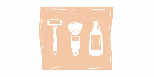 Essential men's grooming products for a clean shave and daily skincare routine.