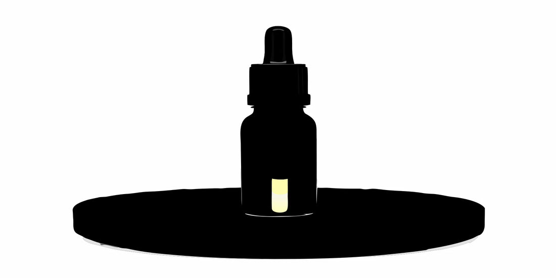 Natural sweet tobacco beard moisturizer in a dropper bottle for a soft, healthy beard.