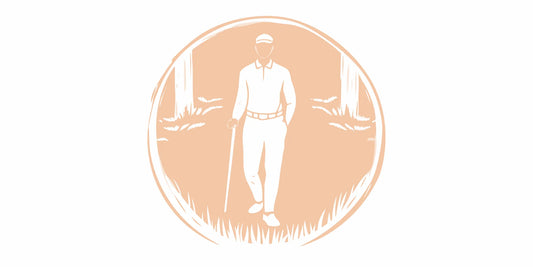 John Daly Jr., a rising golfer, walks the course with his golf club.