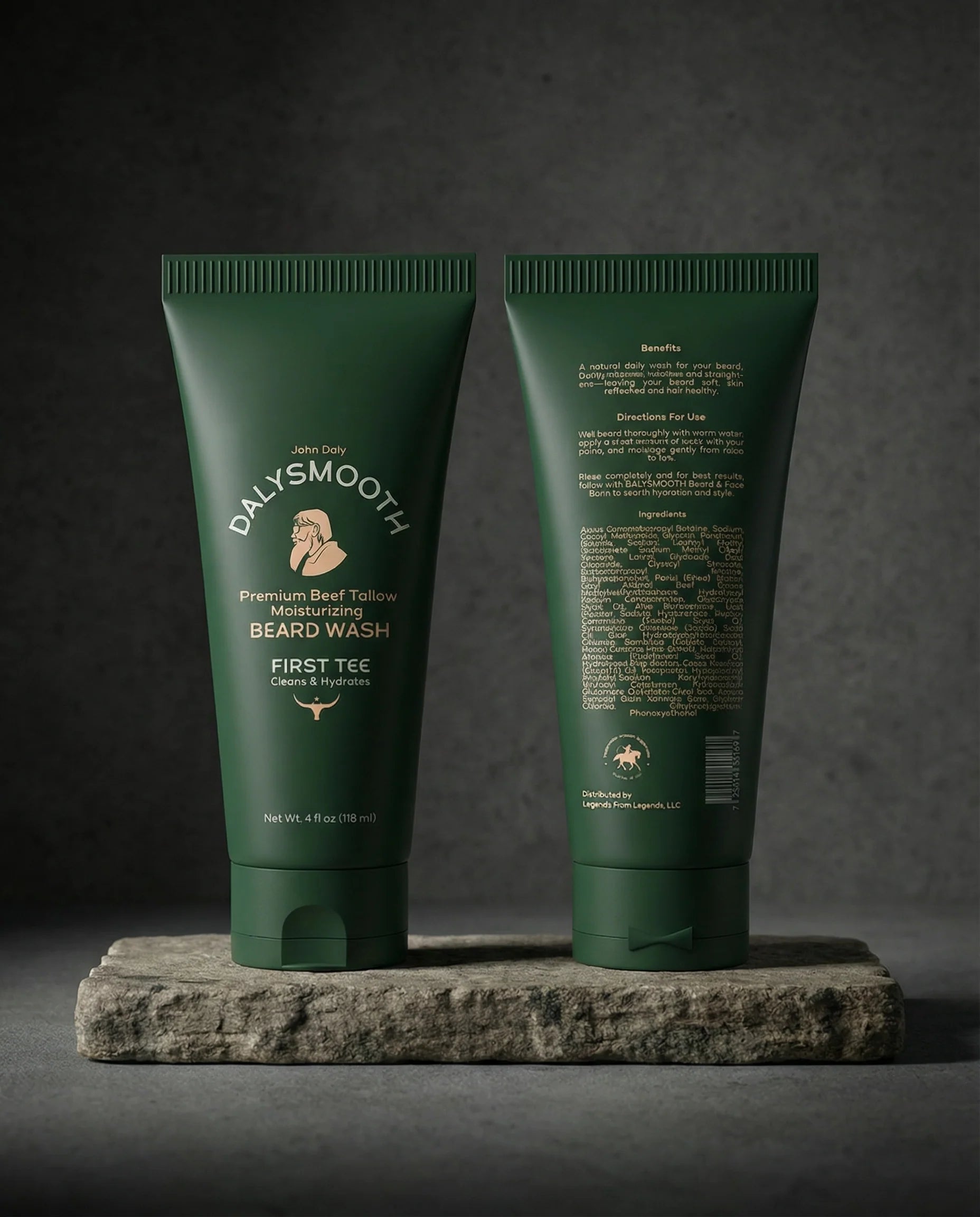 First Tee Beef Tallow Beard + Face Wash